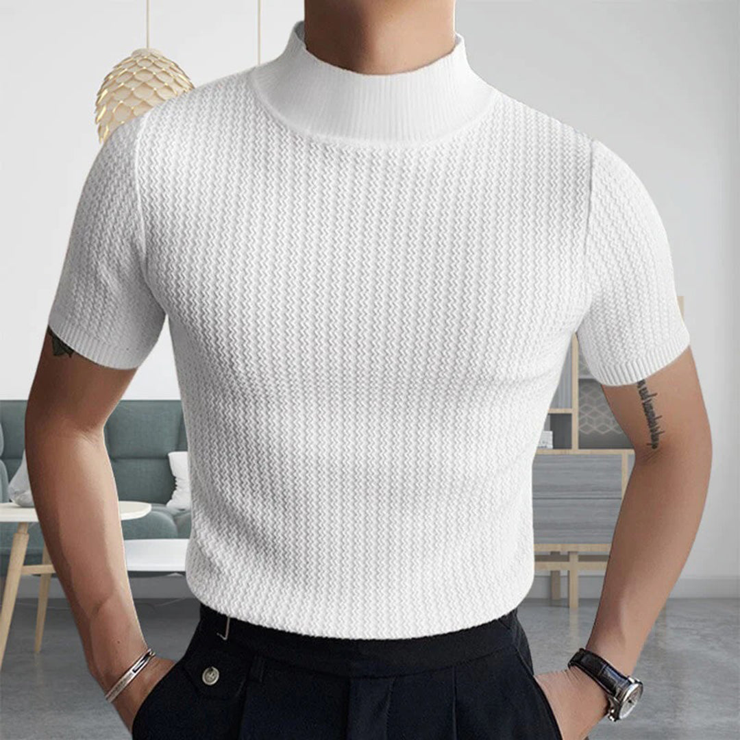 Dino - Modernes Rollkragen-T-Shirt für Herren