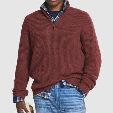 Constantine - Herren-Kaschmir-Reißverschluss-Pullover, Business-Freizeit
