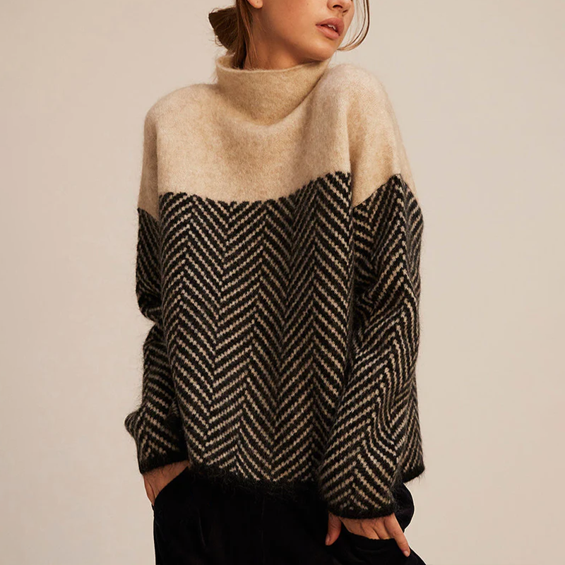 Sina - Eleganter Rollkragenpullover Damen