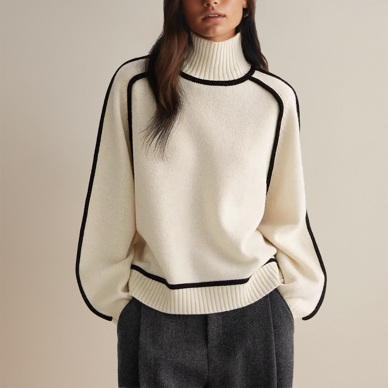 Aurora - Kuscheliger Damen Rollkragenpullover