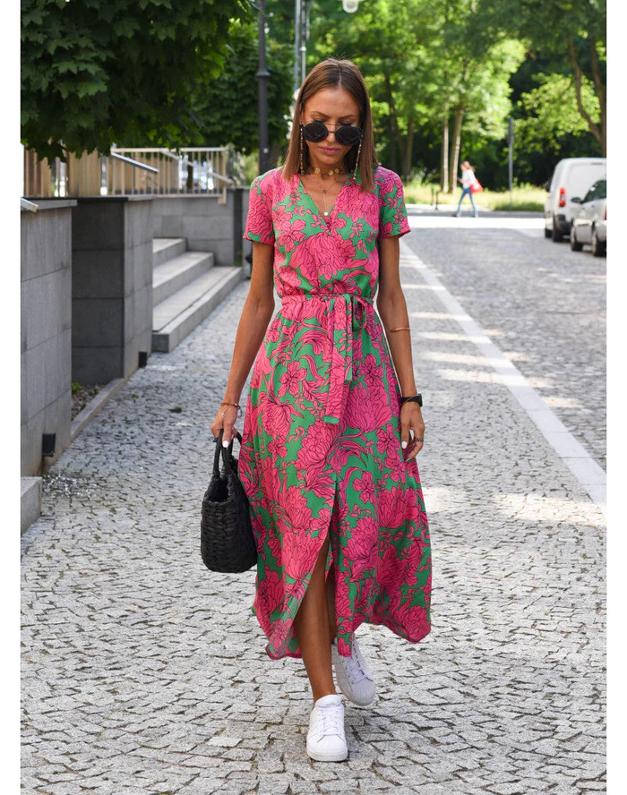 Eska - Vielseitiges Blumenkleid für Damen