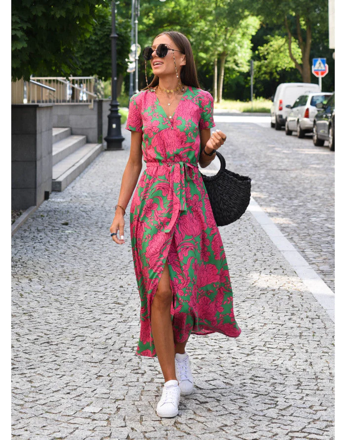 Eska - Vielseitiges Blumenkleid für Damen
