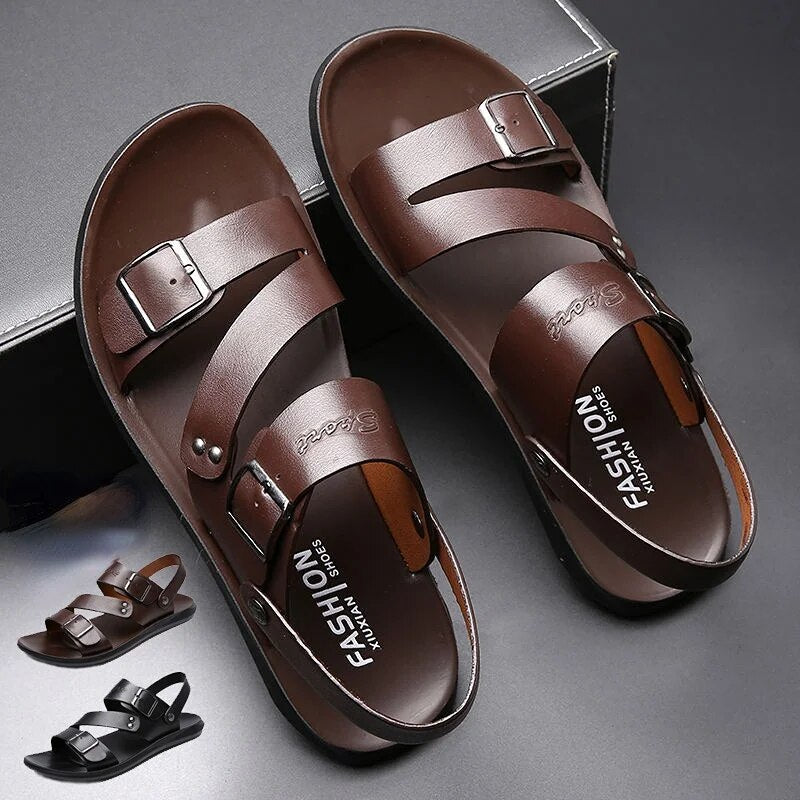 Jovit - Bequeme Stilvolle Leder-Sandalen