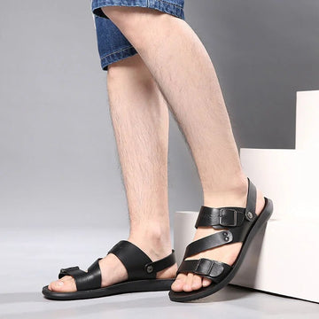 Jovit - Bequeme Stilvolle Leder-Sandalen