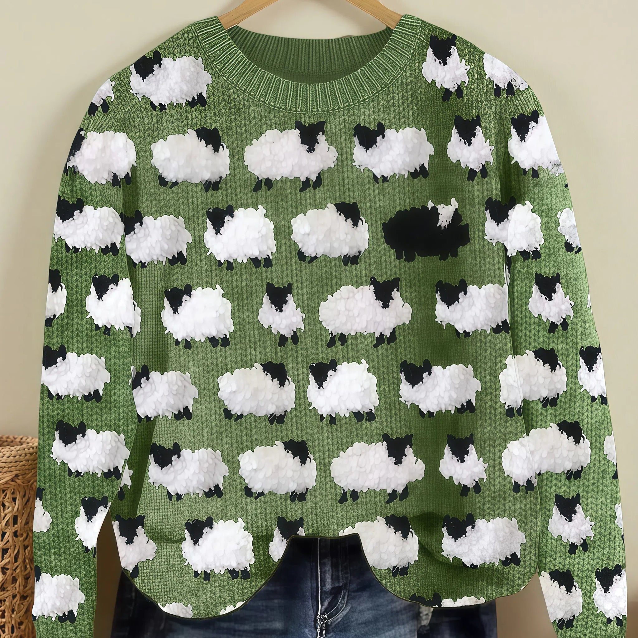 Camila - Gemütlicher Vintage-Pullover aus Schafwolle