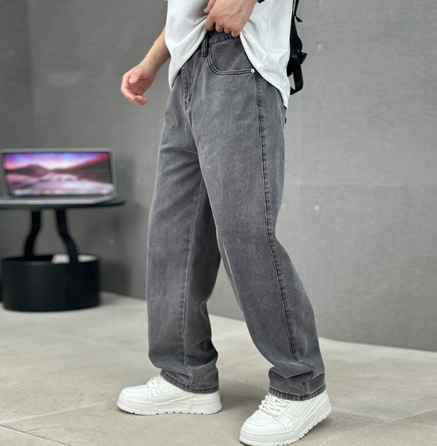 Lysander - Herren Stilvolle Gerade Bein Jeans