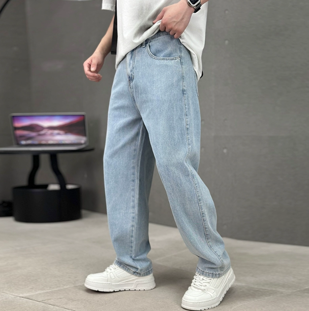 Lysander - Herren Stilvolle Gerade Bein Jeans