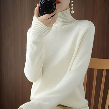 Ulyssa - Schicker Damen-Kaschmir-Rollkragenpullover