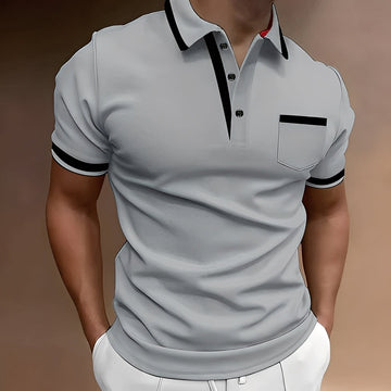 Callahan - Elegantes Polo-Shirt mit Tasche für Männer