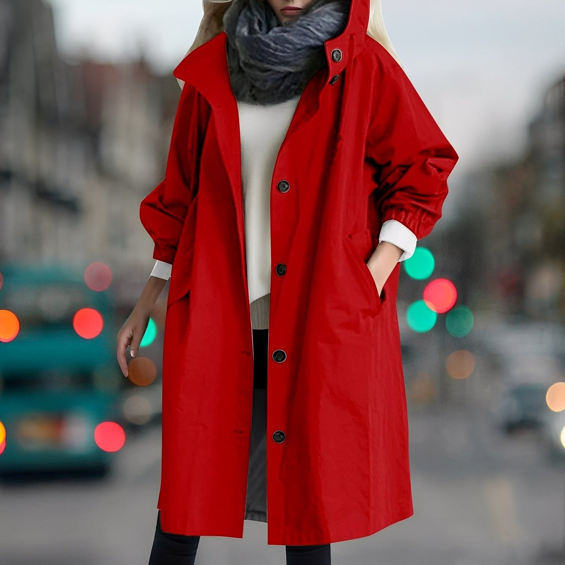 Shavonne - Schicker wasserdichter Trenchcoat für Damen