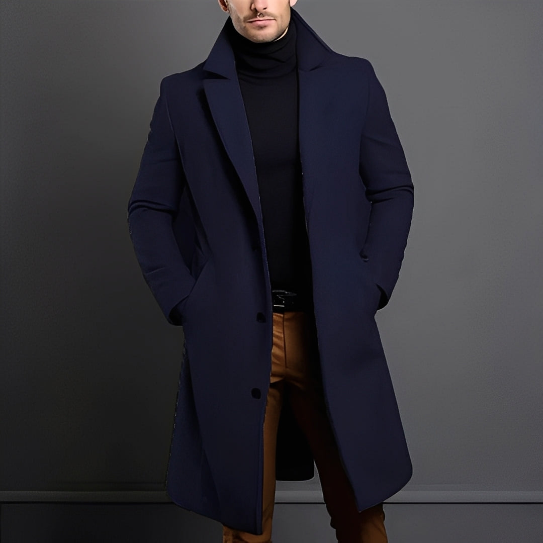 Tucker - Schicker Woll-Trenchcoat für Männer
