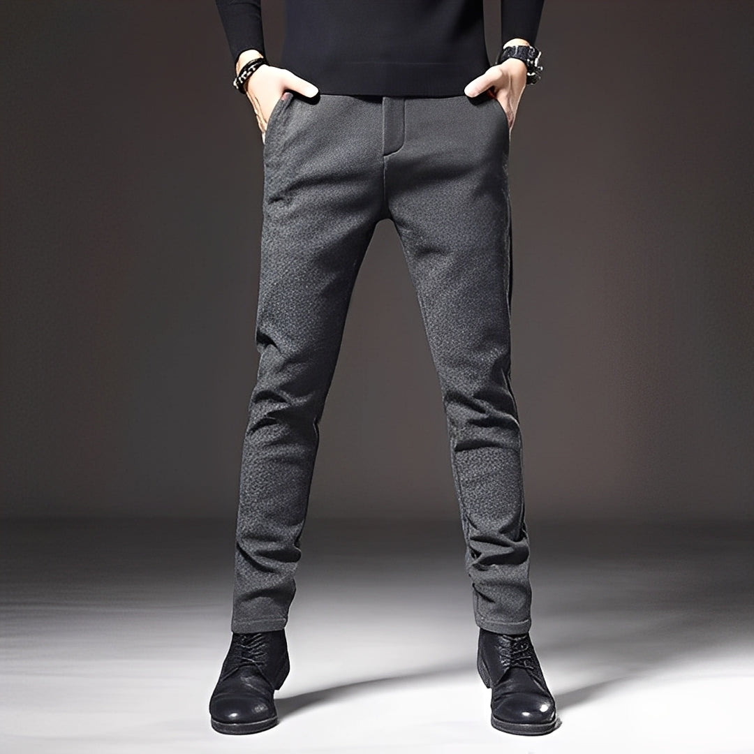 Roger - Elegante, schmal geschnittene Herrenhose