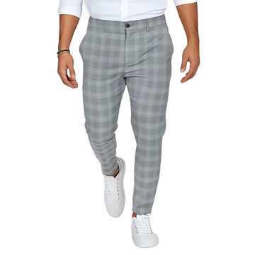 Deacon - Männerhose im lässigen Slim-Fit-Stil mit Karos