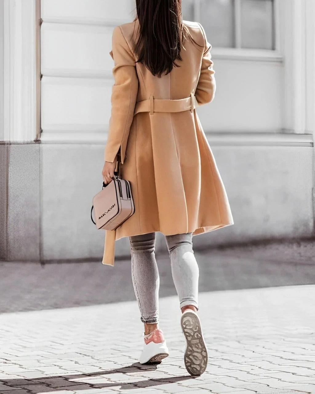 Deena - Schicker, bequemer Damen-Wollmantel