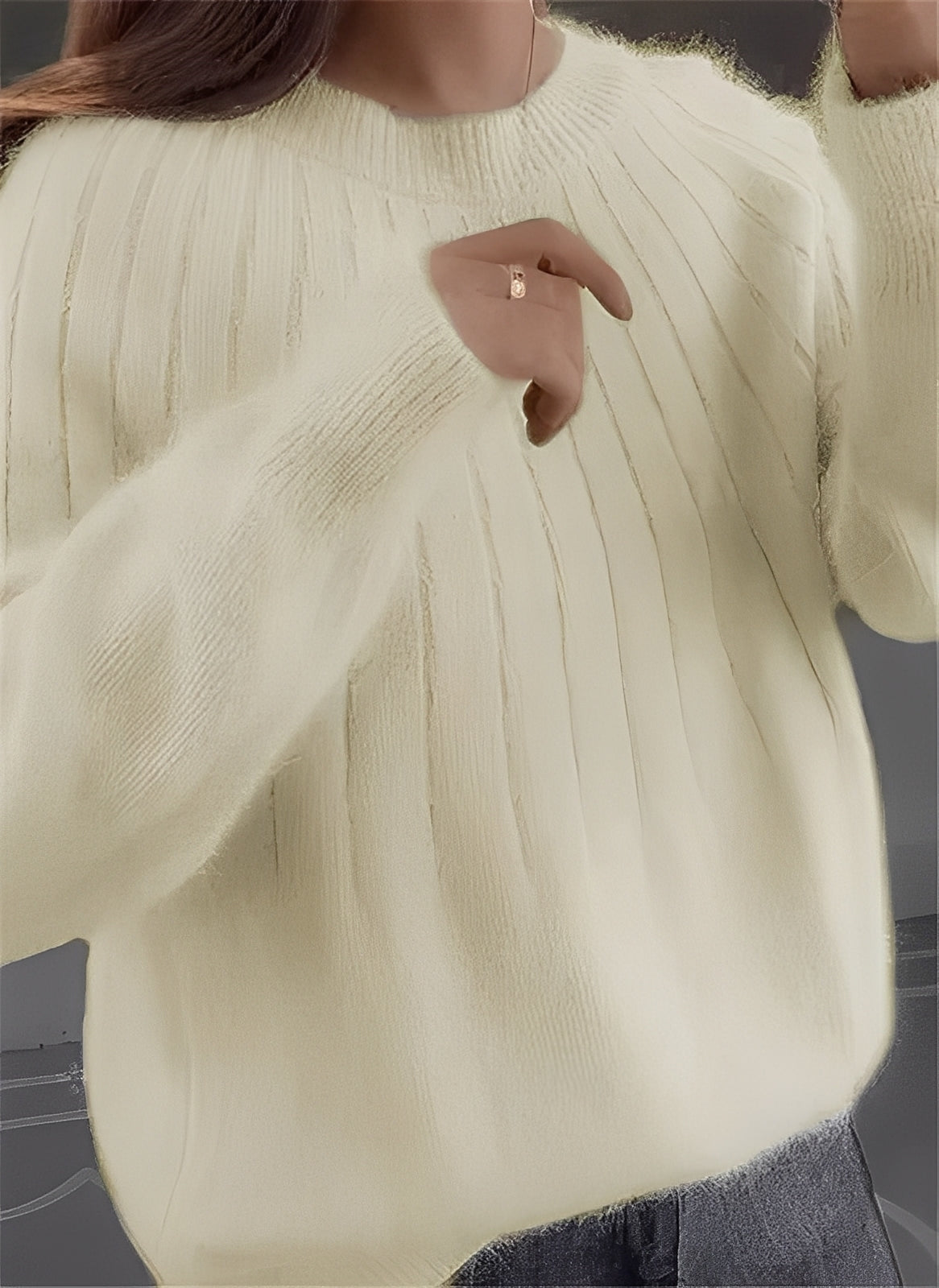 Cornelia - Lässiger, weit geschnittener Damen-Kaschmirpullover