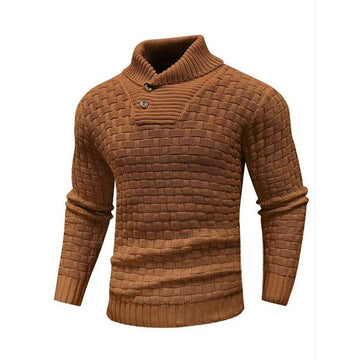 Eldon - Eleganter Herrenpullover mit Knöpfen