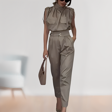 Leona – Stilvoller ärmelloser Overall
