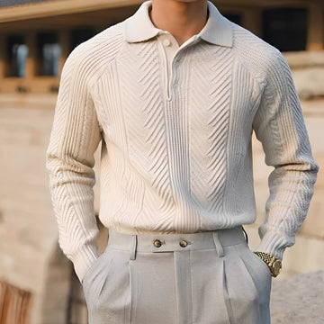 Darius – Gestrickter Pullover mit langen Ärmeln