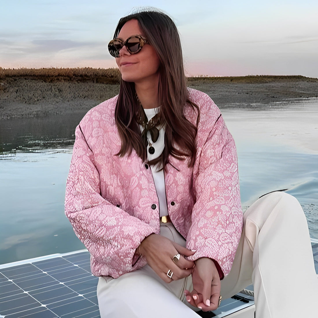 Katelyn - Bequeme Patchwork-Steppjacke für Damen