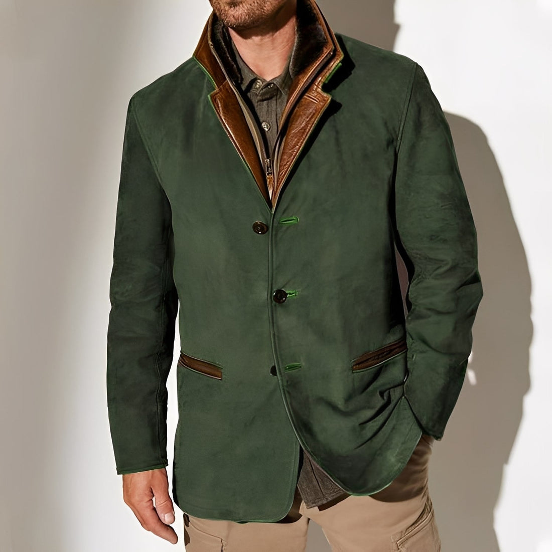 Durward - Männerjacke im traditionellen Stil mit Taschen