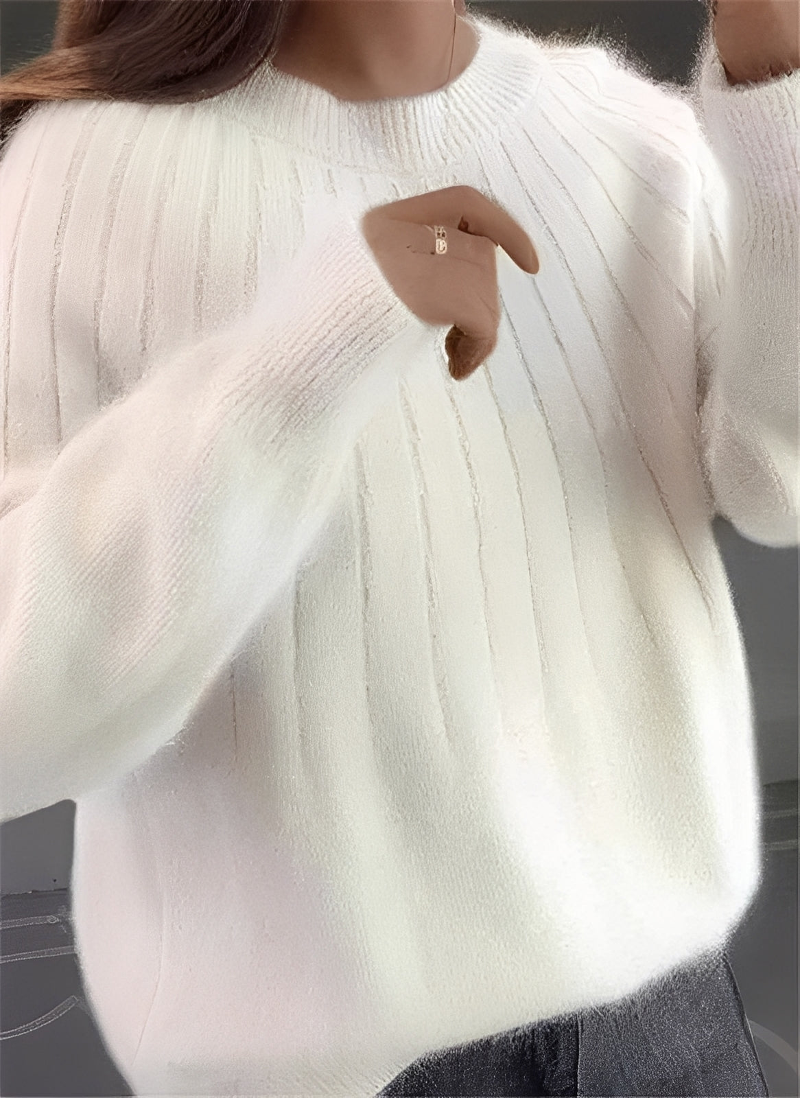 Rorie - Farbiger Kaschmirpullover für Frauen