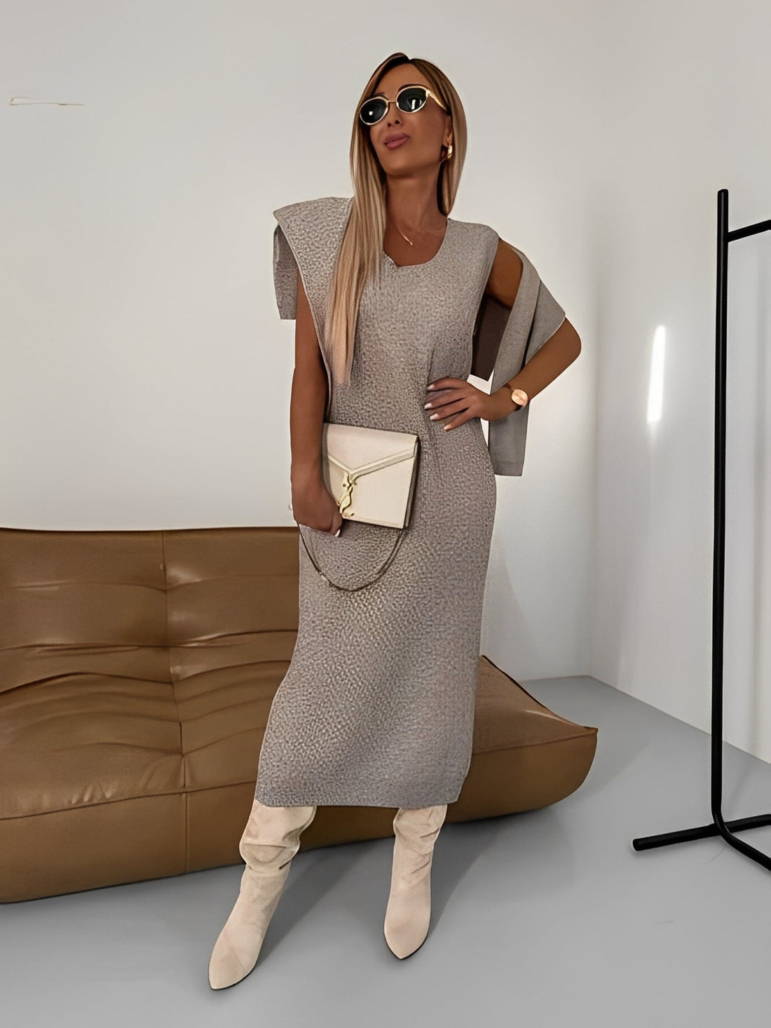 Cherice - Schickes, locker gestricktes Set für Damen