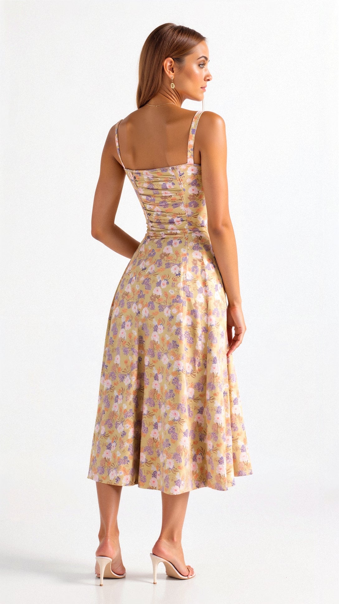 Olenna - Taillenkleid Damen, Elegant & Figurbetont