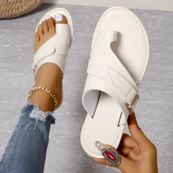 Jane - Orthopädische Hallux Valgus Ledersandalen