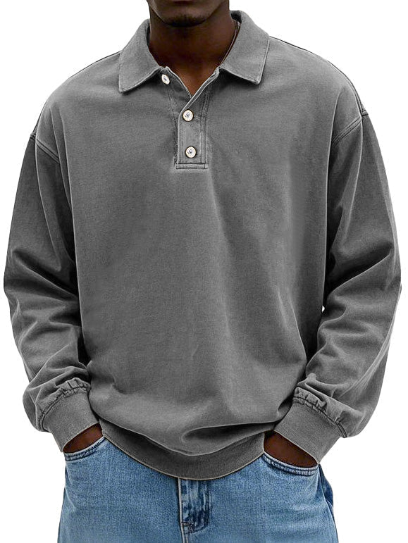 Caspian - Herren Langarm-Polo Premium-Qualität