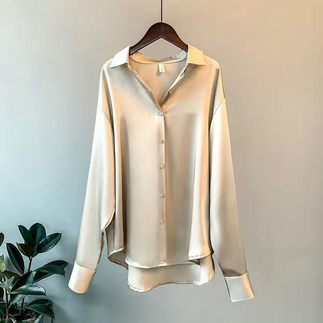 Valgerda - Elegantes Damenhemd aus Satin