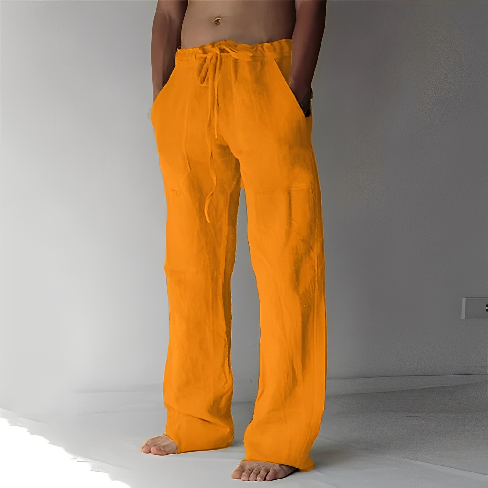 Arthur – Baggy Leinenhose für Herren