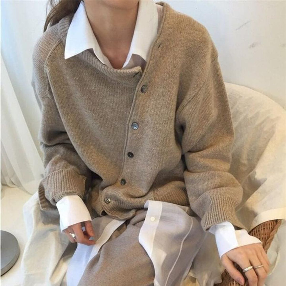 Erica - Jacke im modernen Look mit Knopfdetails