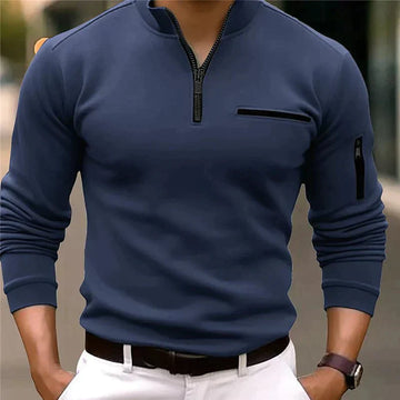 Jonas - Herren-Pulli mit Viertel-Zipper