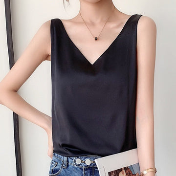 Diya - Stilvolles V-Neck Oberteil für Frauen