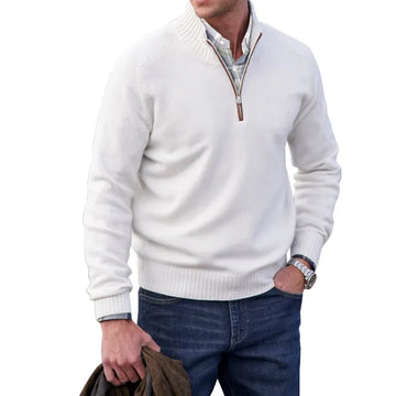 Huron - Reißverschluss Pullover Kaschmir Premium Qualität