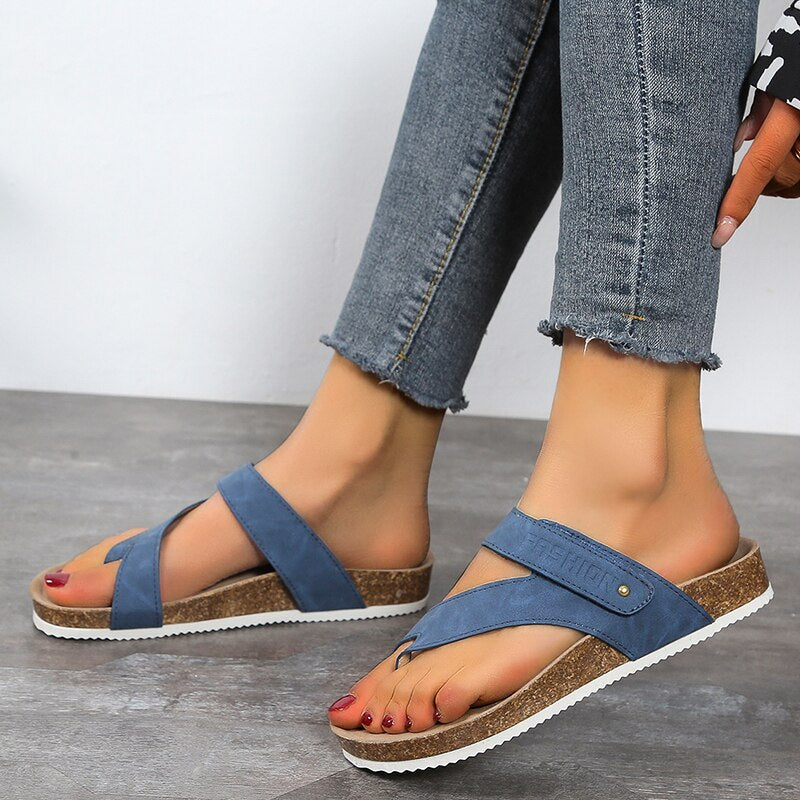 Archwave - offene orthopädische Sandalen aus Kork